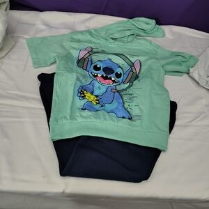 Disney STITCH kids 2 Piece Set NWOT